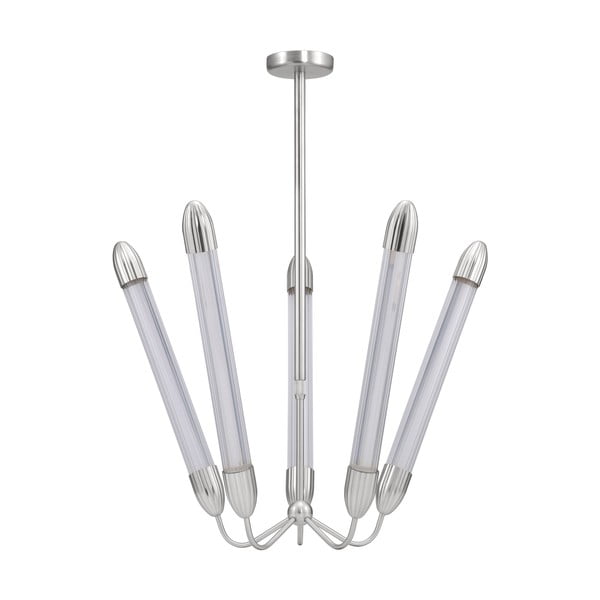 Ezüstszínű acél függőlámpa üveg búrával ø 86 cm Lemon Squeeze – UMAGE-image-3