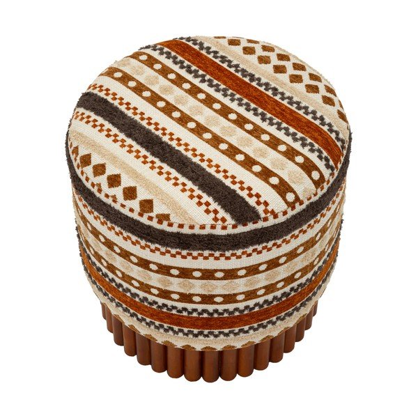Barna-bézs puff Ethnic  – Mauro Ferretti-image-2