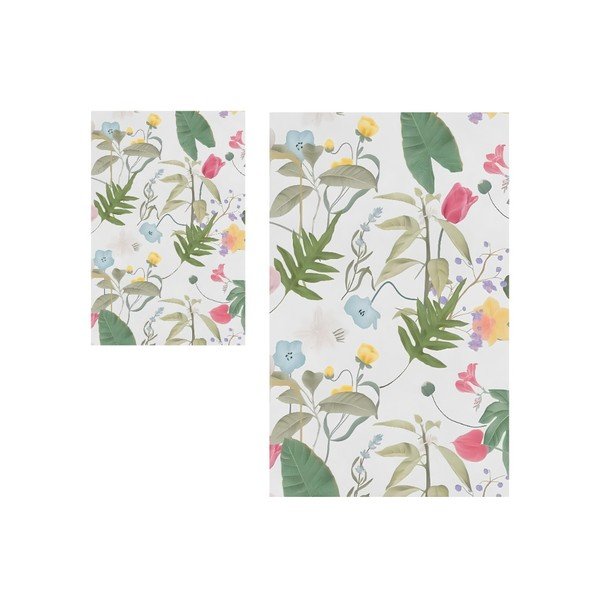 Fürdőszobai kilépő szett 2 db-os 60x100 cm Floral – Mila Home