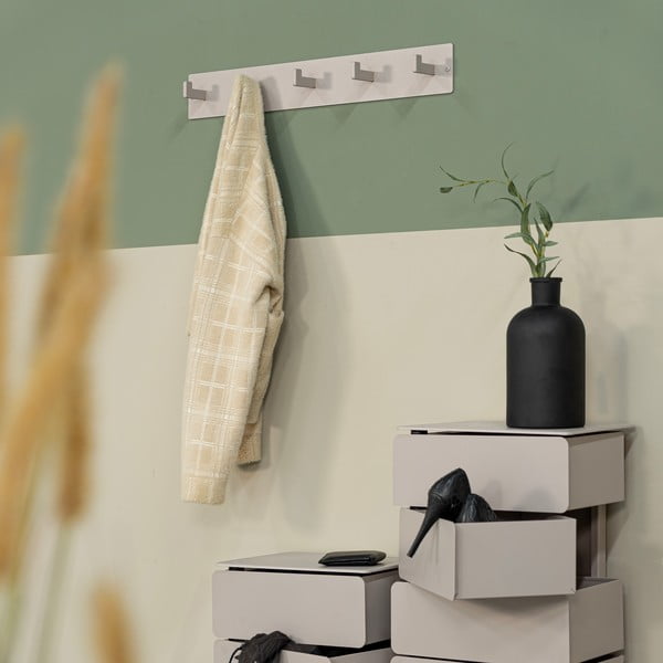 Szürkésbarna fém fali fogas 70 cm Leatherman – Spinder Design-image-3