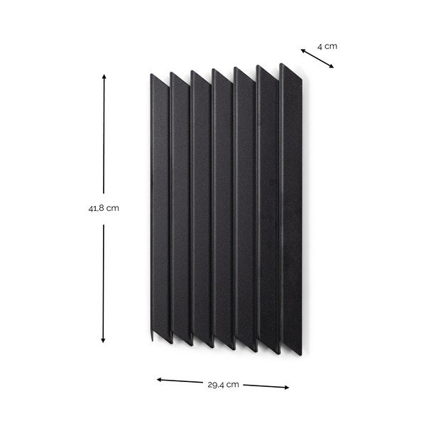 Fekete fém fali fogas 29 cm Sensu – Spinder Design-image-4
