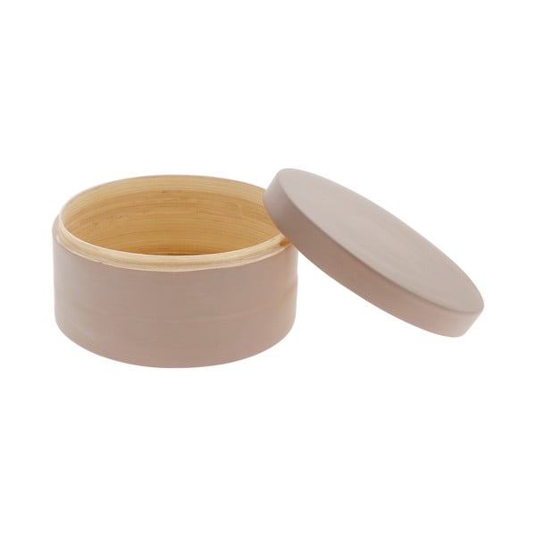 Bamboo Box barna fedeles tárolókosár bambuszból - Compactor-image-1