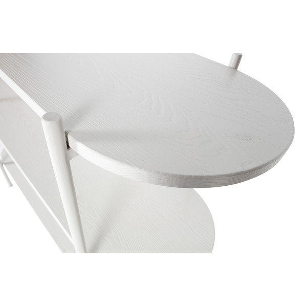 Világosszürke kőrisfa könyvespolc 120x92 cm Tender – BePureHome-image-1