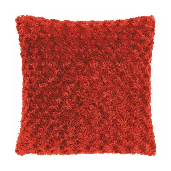 Curl piros díszpárna, 45 x 45 cm - Tiseco Home Studio
