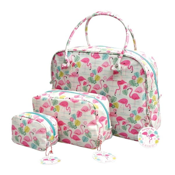 Flamingo Bay kozmetikai táska, 29 x 16,5 cm - Rex London-image-2