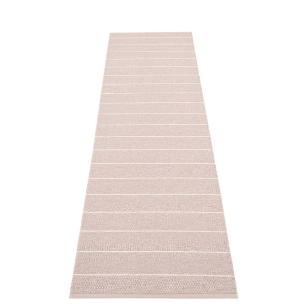 Világos rózsaszín kültéri-beltéri futószőnyeg 70x270 cm Carl Pale Rose – Pappelina