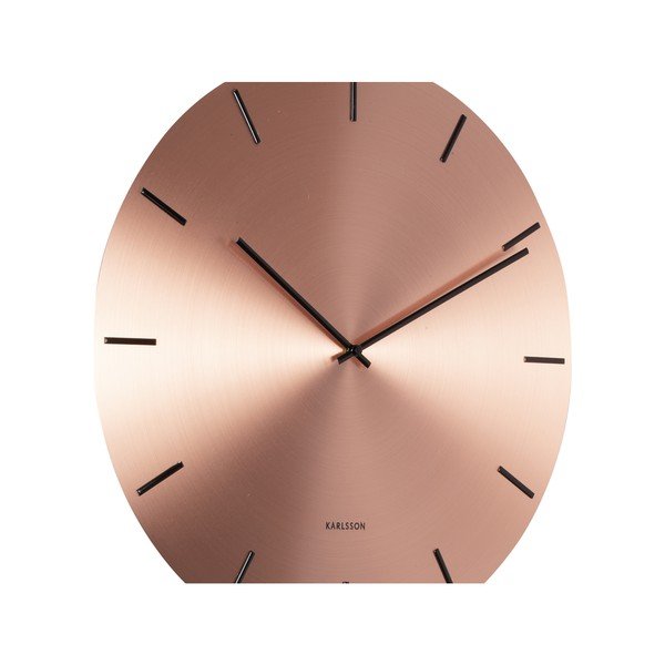 Impressive rézszínű ingás falióra, ø 47 cm - Karlsson-image-3