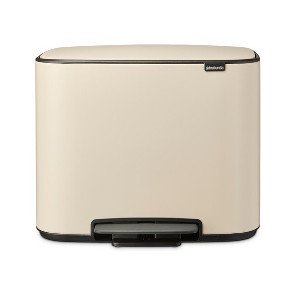 Bézs acél pedálos szemetes 36 l Bo – Brabantia-image-4