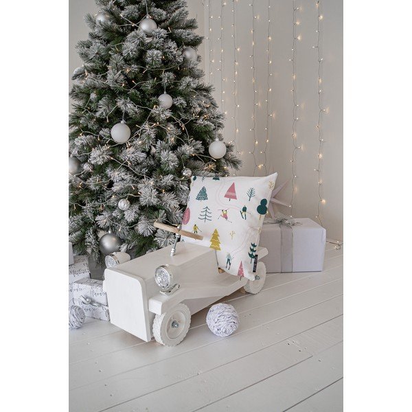 Díszpárna karácsonyi mintával 45x45 cm Skiing – Butter Kings-image-2