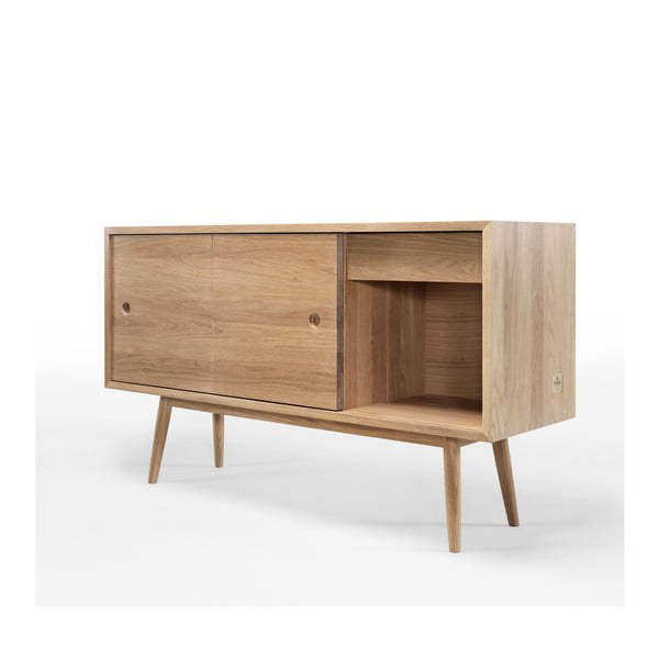 Classic komód tölgyfából, hossza 130 cm - Wewood - Portuguese Joinery-image-1