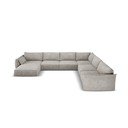 Világosszürke sarokkanapé (jobb oldali) Vanda – Mazzini Sofas