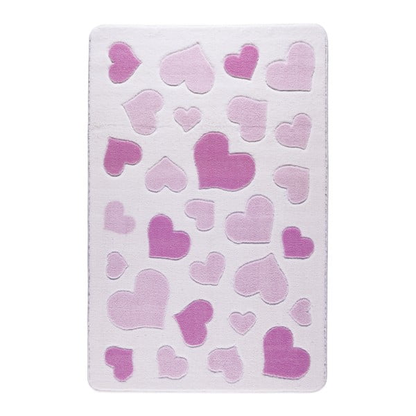 Confetti Sweet Love rózsaszín szőnyeg, 133 x 190 cm