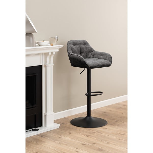 Sötétszürke forgó bárszék szett 2 db-os 109 cm Brooke – Actona-image-1