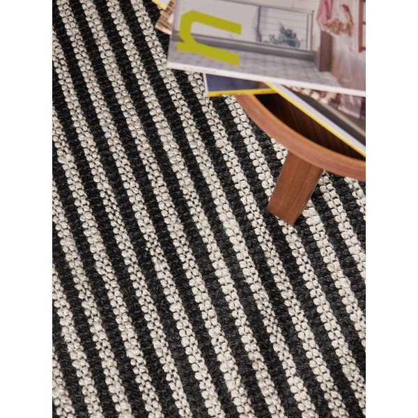 Fekete kézi szövésű juta szőnyeg 160x230 cm Harvest Ebony – Elle Decoration-image-2