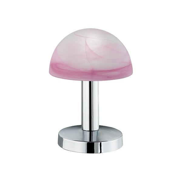 Fynn rózsaszín asztali lámpa, magasság 21 cm - Trio