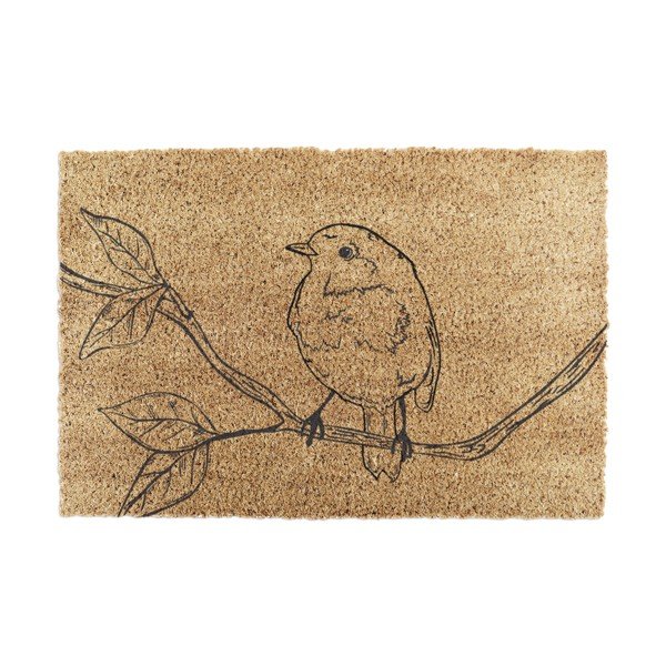 Kókuszrost lábtörlő 40x60 cm Pencil Robin – Artsy Doormats