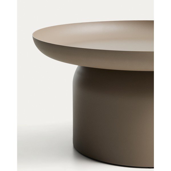 Fém kerek kerti dohányzóasztal ø 70 cm Arcola – Kave Home-image-4