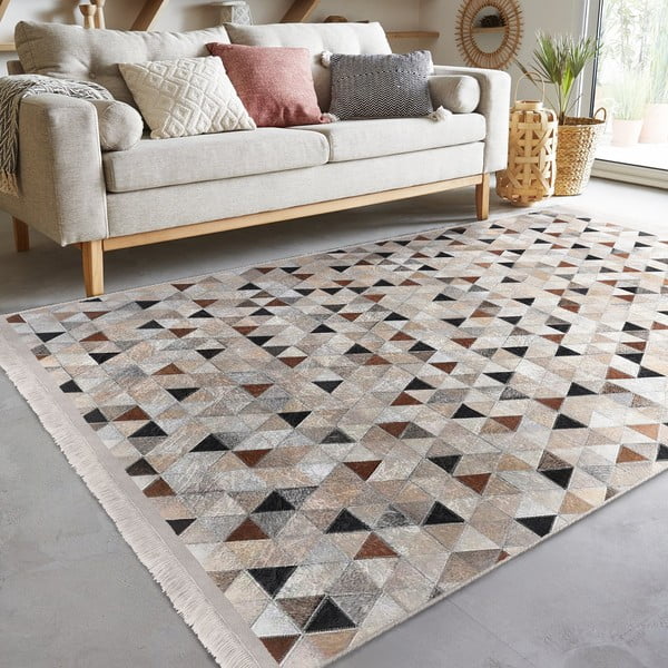 Szürke-bézs szőnyeg 160x230 cm – Mila Home-image-1