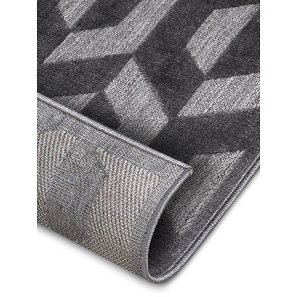 Antracitszürke szőnyeg 133x190 cm Iconic Hexa – Hanse Home-image-4
