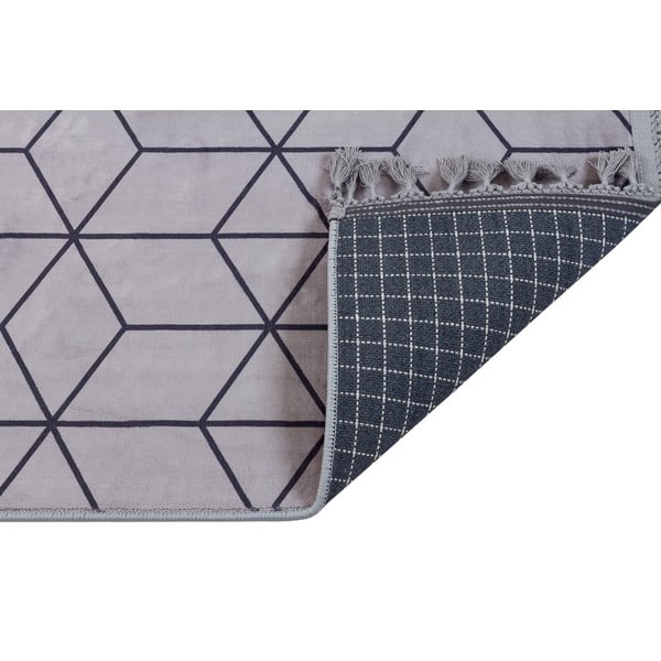 Szürke mosható szőnyeg 160x100 cm - Vitaus-image-2