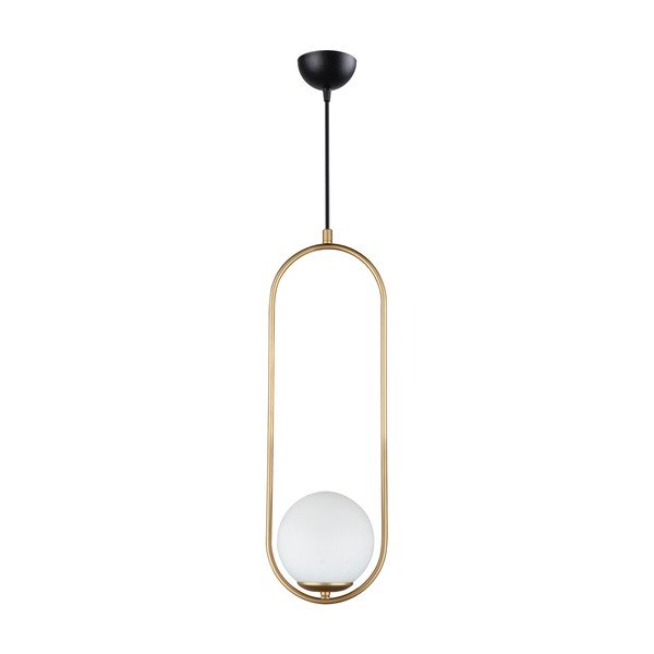 Arch aranyszínű függőlámpa, magasság 146 cm - Squid Lighting