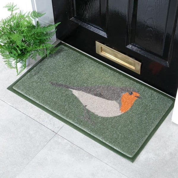 Lábtörlő 60x90 cm Green Robin – Artsy Doormats-image-2
