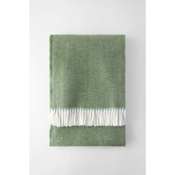 Skyline zöld pléd, 140 x 180 cm - Euromant