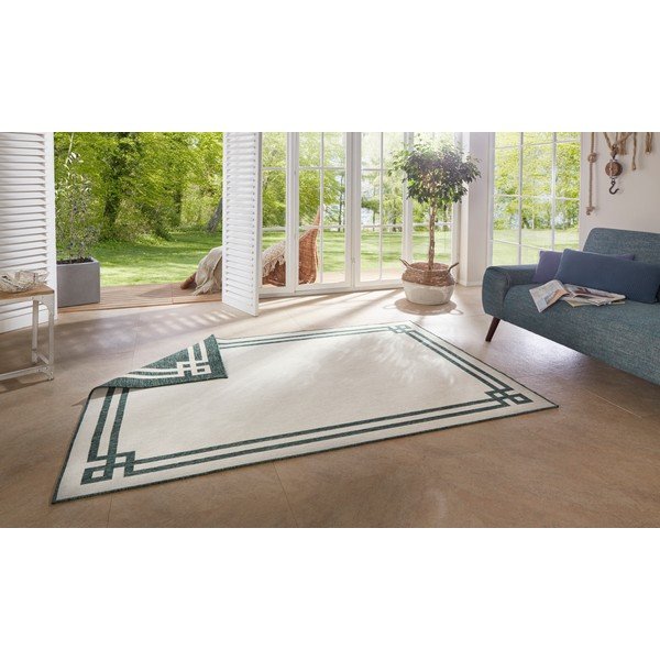 Manito zöld-krémszínű kültéri szőnyeg, 120 x 170 cm - NORTHRUGS-image-2