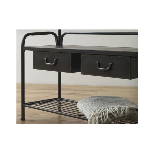 Gerome fekete fém fogas paddal és cipőtartóval - Geese-image-2