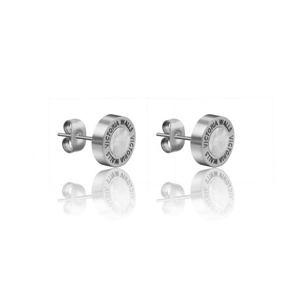 Ganno ezüst színű sebészeti acél fülbevalók - Victoria Walls