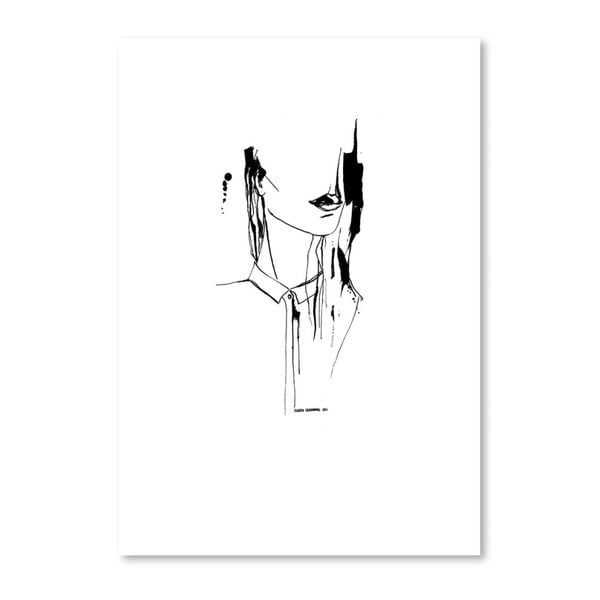 Inked Woman by Claudia Libenberg 30 x 42 cm-es plakát