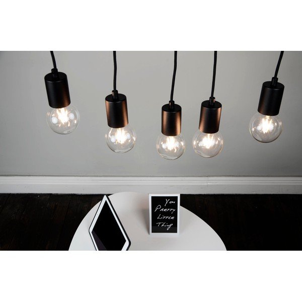 Cero Basic fekete ötágú függőlámpa - Sotto Luce-image-4