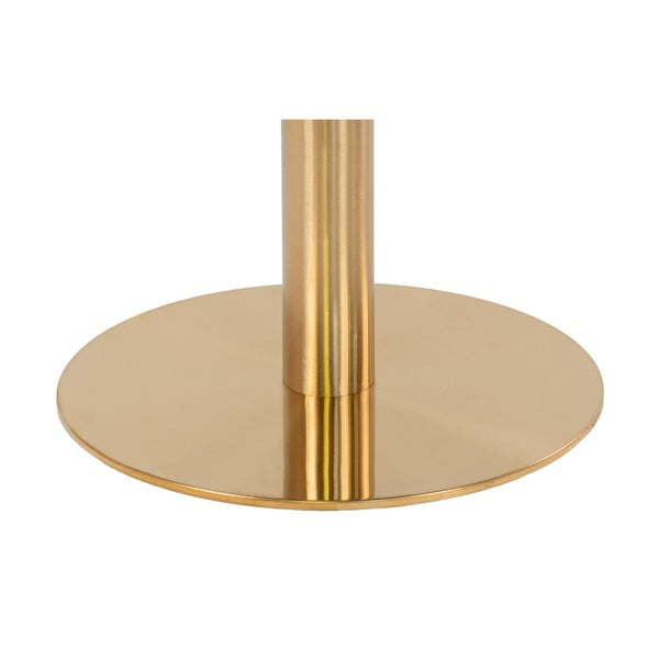 Kerek étkezőasztal márvány dekoros asztallappal ø 90 cm Bolzano – House Nordic-image-4