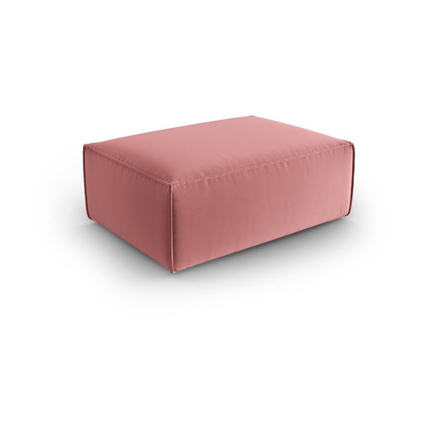 Rózsaszín bársony lábtartó Mackay – Cosmopolitan Design