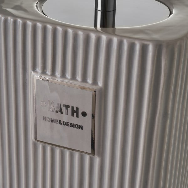 Szürke kerámia WC-kefe Griso – Casa Selección-image-1