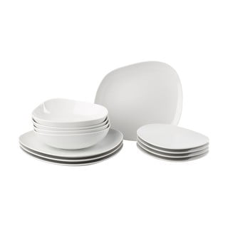 Like Organic 12 db-os fehér porcelán tányér készlet - Villeroy & Boch