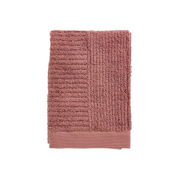 Terrakotta színű frottír pamut törölköző 50x70 cm Classic – Zone