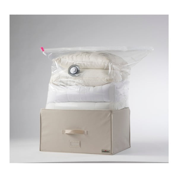 Világos bézs vákuumos tárolódoboz, szélesség 55 cm - Compactor-image-3