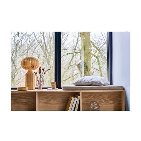 Világos rózsaszín üveg váza (magasság 24 cm) Drum – Villa Collection-image-1