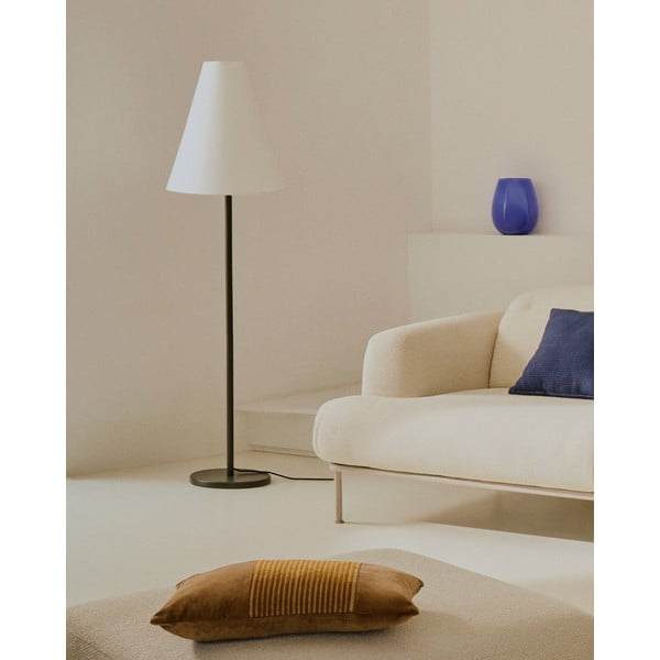 Sötétzöld állólámpa textil búrával (magasság 153 cm) Navat – Kave Home-image-3