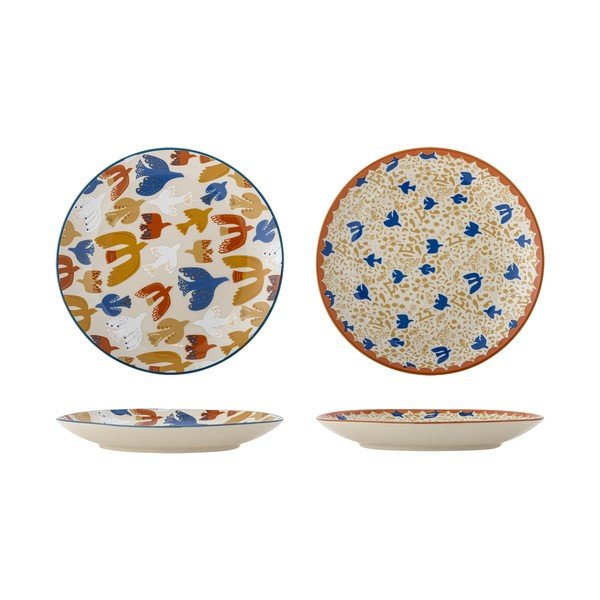 Desszertes kőedény tányér készlet 2 db-os ø 20 cm Anniversary – Bloomingville