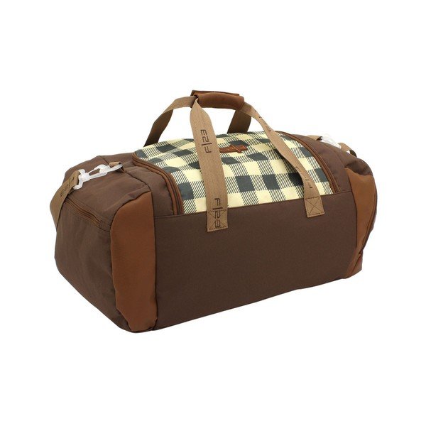 Check barna válltáska - Friedrich Lederwaren-image-2