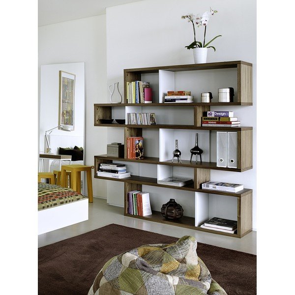 London fehér-barna könyvespolc, magasság 160 cm - TemaHome-image-1