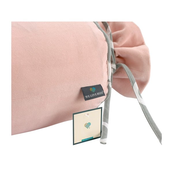 Rose Quarz Candy rózsaszín párnahuzat, ⌀ 20 x 58 cm - WeLoveBeds-image-3