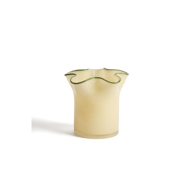 Sárga üveg váza (magasság 19,5 cm) Endasi – Kave Home