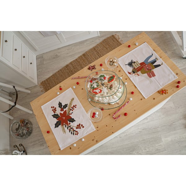 Textil tányéralátét szett karácsonyi mintával, 2 db-os 35x45 cm Christmas Star – Butter Kings-image-1