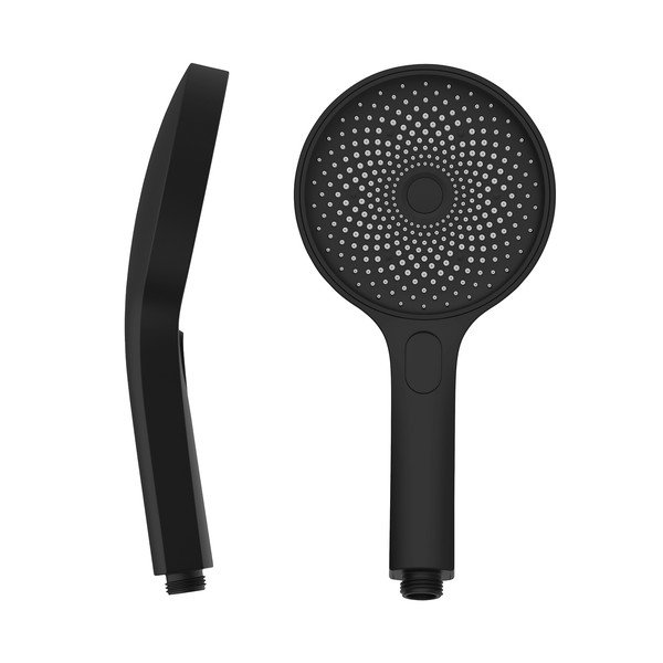 Matte fekete zuhanyfej, ø 13 cm - Wenko-image-3