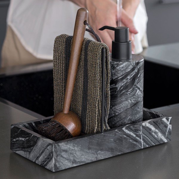 Sötétszürke kő tároló mosogatóba Marble – Mette Ditmer Denmark-image-1