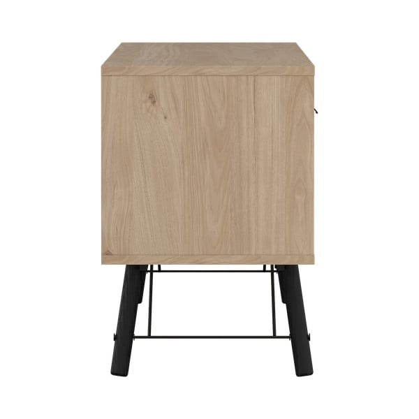 Natúr színű TV-állvány tölgyfa dekorral 150x60x40 cm Ry – Tvilum-image-3