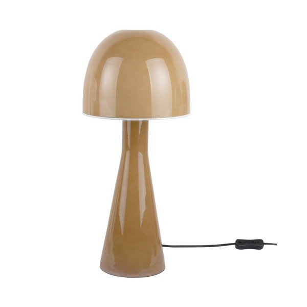 Okkersárga asztali lámpa üveg búrával (magasság 45 cm) Bombin – Leitmotiv